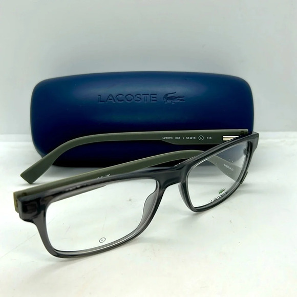 Lacoste Men’s L2707N 035 53 - Transparent Gray Eyeglasses...